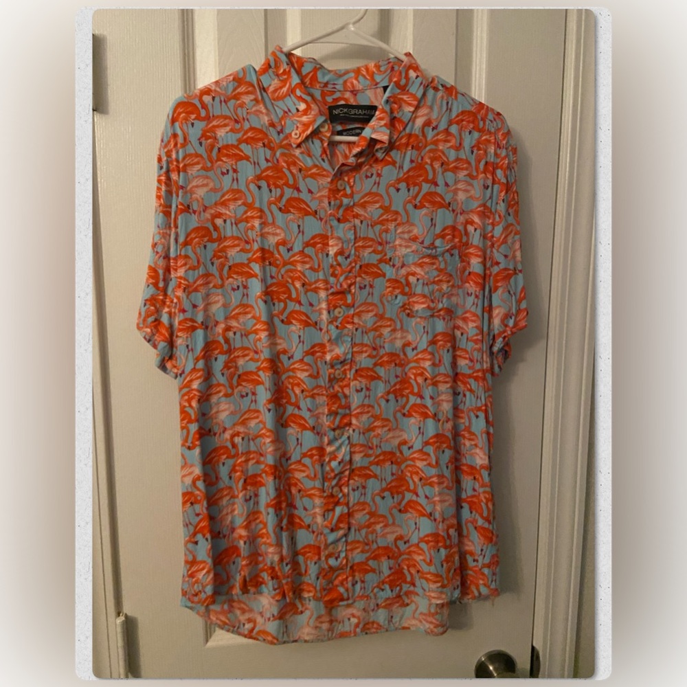 Men’s Casual Button Down Shirt.